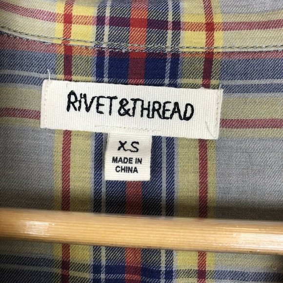 Madewell Rivet Thread Cargo Workshirt Rhoda Plaid - Picture 3 of 8